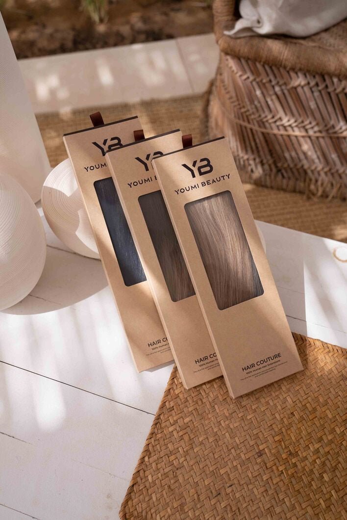 Natural Hair, La Salty Caramel - Tape In Hair Extension, UAE Qatar KSA Kuwait Oman Bahrain Dubai Abu Dhabi