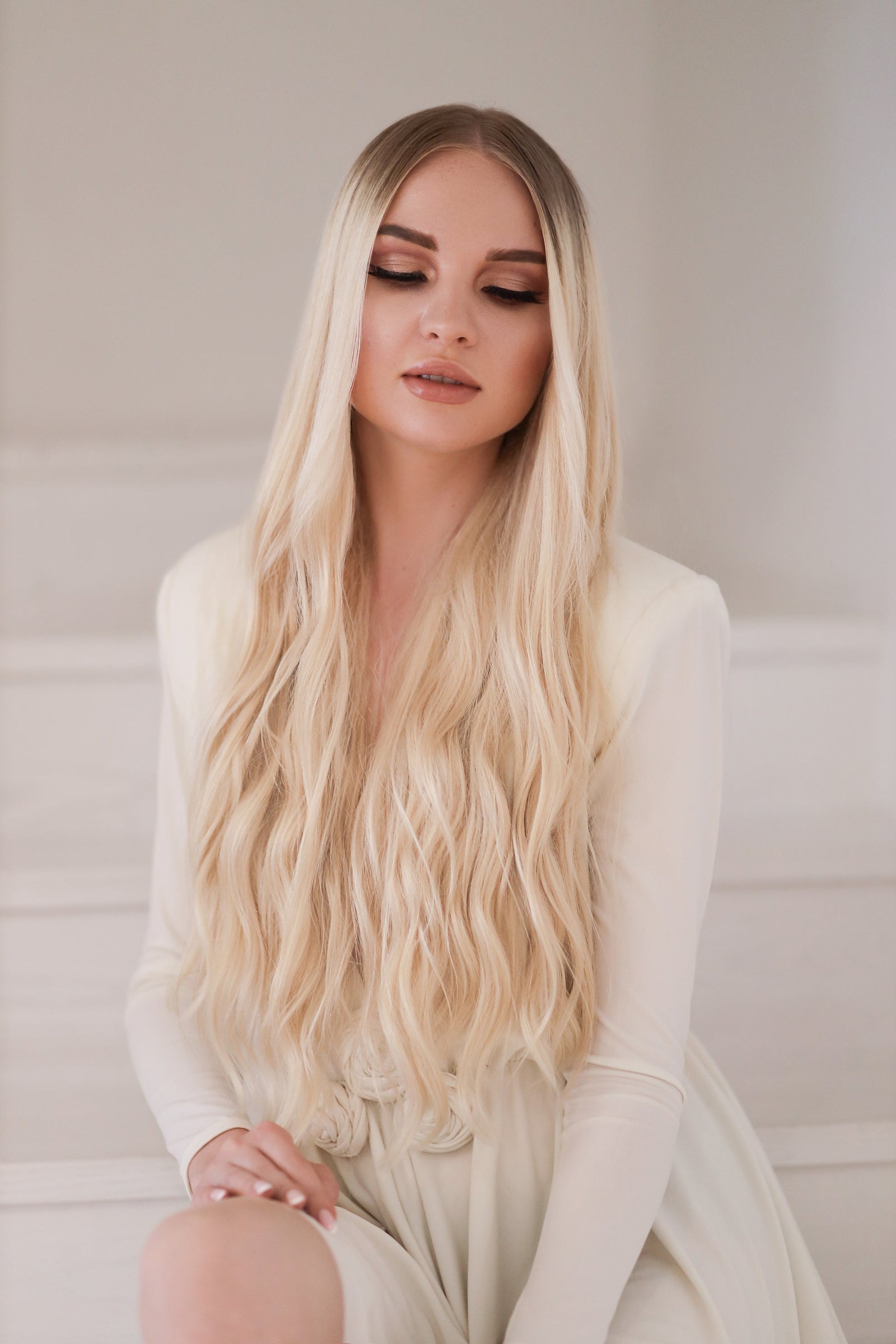 Sunflower Blonde - Clip In Hair Extension - Youmi Beauty