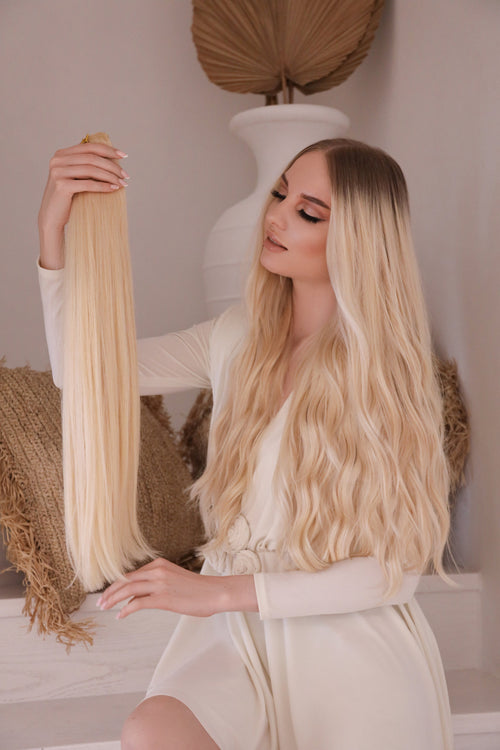 Sunflower Blonde - Clip In Hair Extension - Youmi Beauty